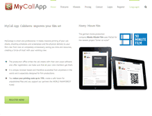 Tablet Screenshot of mycallapp.com